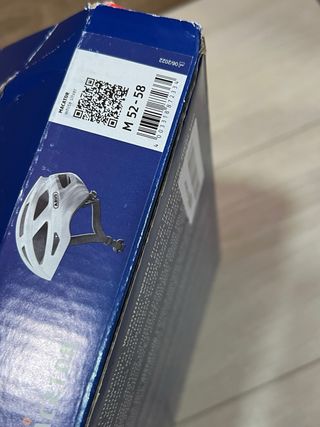 Casco Ciclismo ABUS Macator Blanco/Plata M