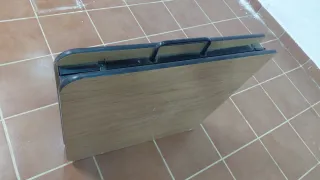 Mesa plegable madera y metal