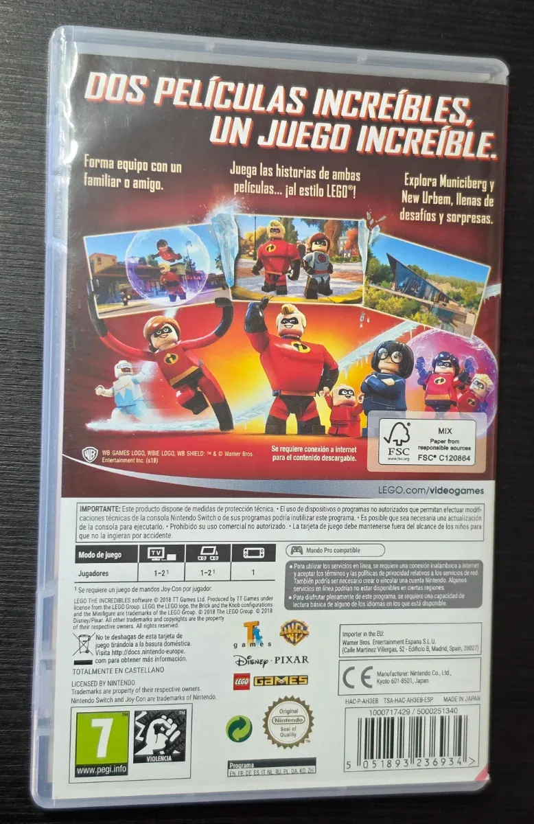 LEGO Los Increíbles Nintendo Switch afbeelding 2
