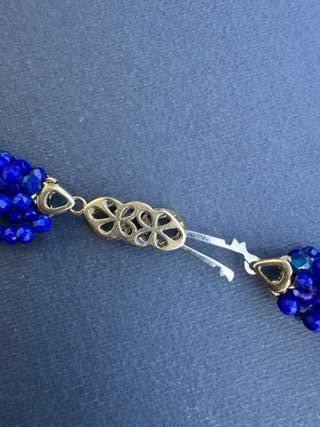 Collana lapislazzuli neolite oro 18 kt diamanti