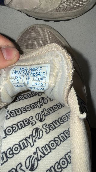 Zapatillas Saucony Beige y Azul