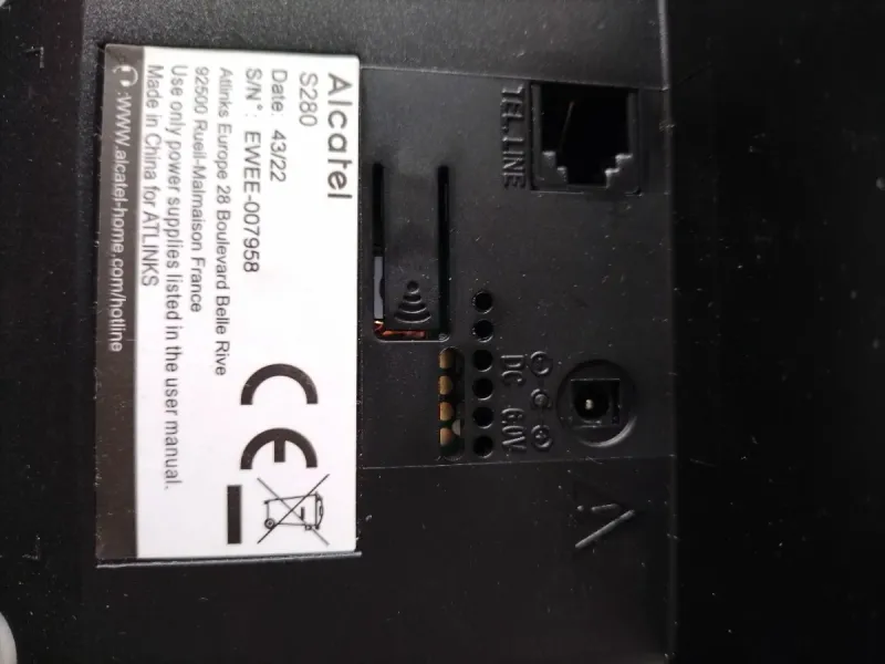 Teléfono Inalámbrico Alcatel S280 afbeelding 9