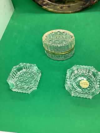 Cristallo d'Arques: 3 pezzi anni '80