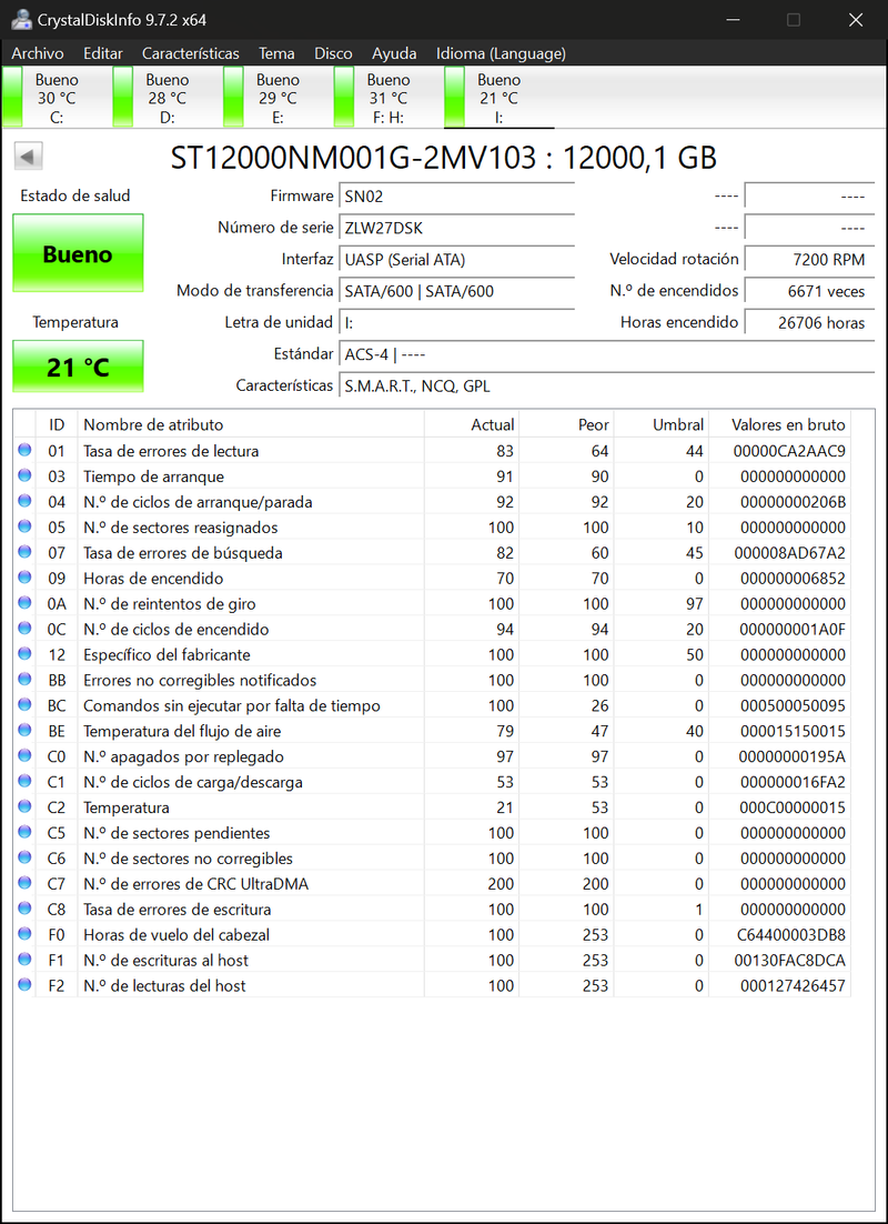 2x Seagate Exos X16 12TB Enterprise HDD afbeelding 4
