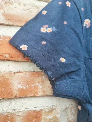 Camisón INEXTENSO floral azul talla S