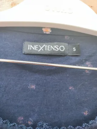 Camisón INEXTENSO floral azul talla S