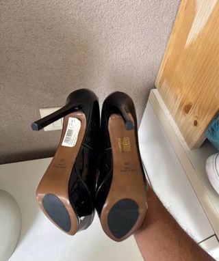 Scarpe Lola Cruv tacco 38 nere vernice