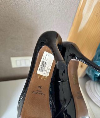 Scarpe Lola Cruv tacco 38 nere vernice