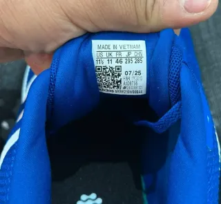 Zapatillas Adidas Hombre Azul y Blanco