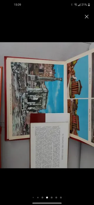 3 libros GUIAS DE ROMA. RECONSTRUIDA 3 D