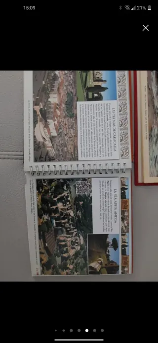 3 libros GUIAS DE ROMA. RECONSTRUIDA 3 D