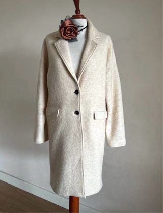 Abrigo sastre beige