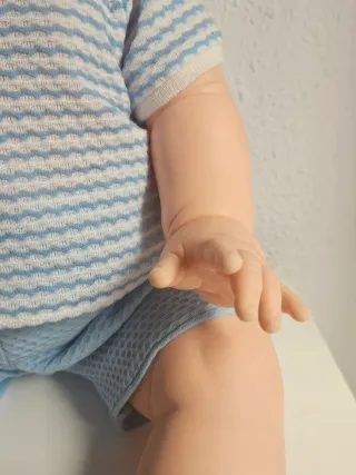 Antiguo Muñeco Bebé Realista Berjusa 70cm