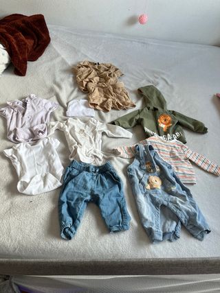 Lote Ropa Bebé Niño de 0 a 9 meses