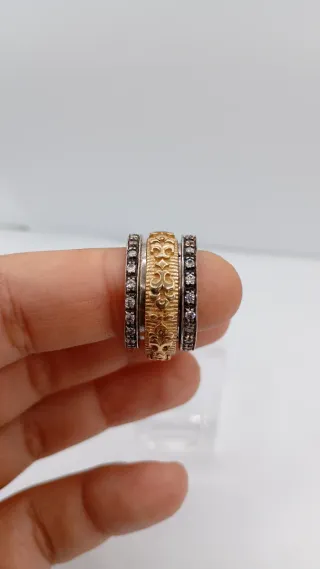 Anillo Antiestrés Plata.