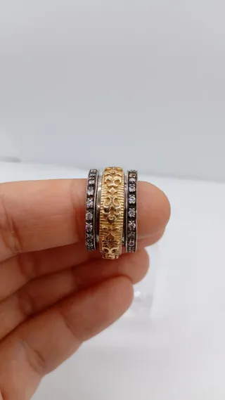 Anillo Antiestrés Plata.