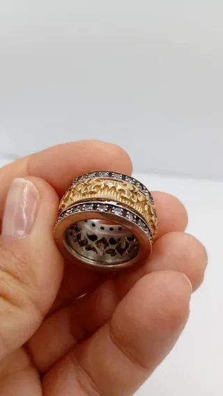 Anillo Antiestrés Plata.