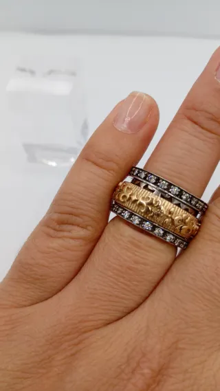 Anillo Antiestrés Plata.