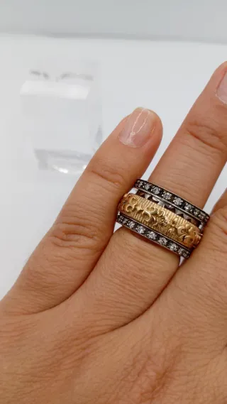 Anillo Antiestrés Plata.