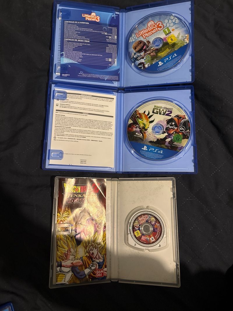 Lote Juegos PS4 y PSP: LittleBigPlanet 3, PvZ GW2. afbeelding 2