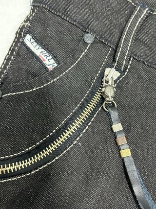 Falda vaquera nueva negra Sexy Girl Talla S