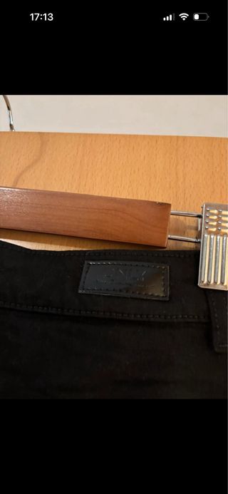 Pantalones anchos Only negros