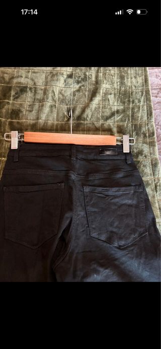 Pantalones anchos Only negros