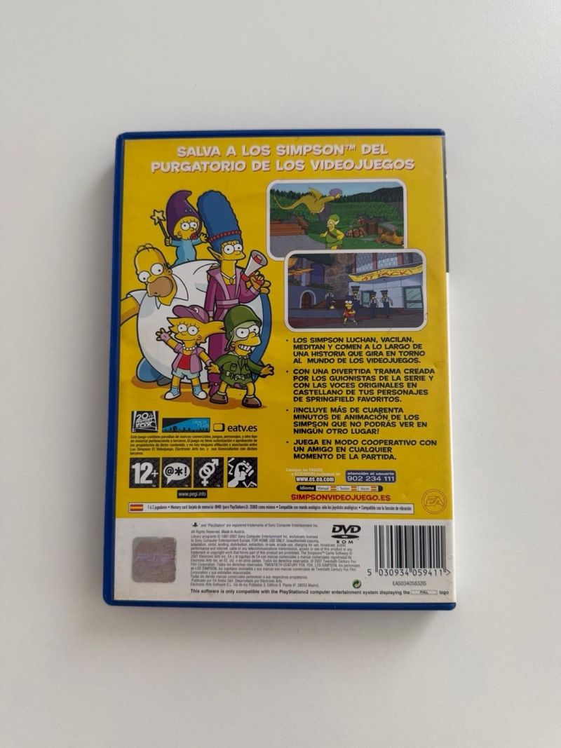 Los Simpsons El Videojuego PS2 afbeelding 2