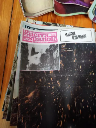 Lote revistas crónica de la guerra española