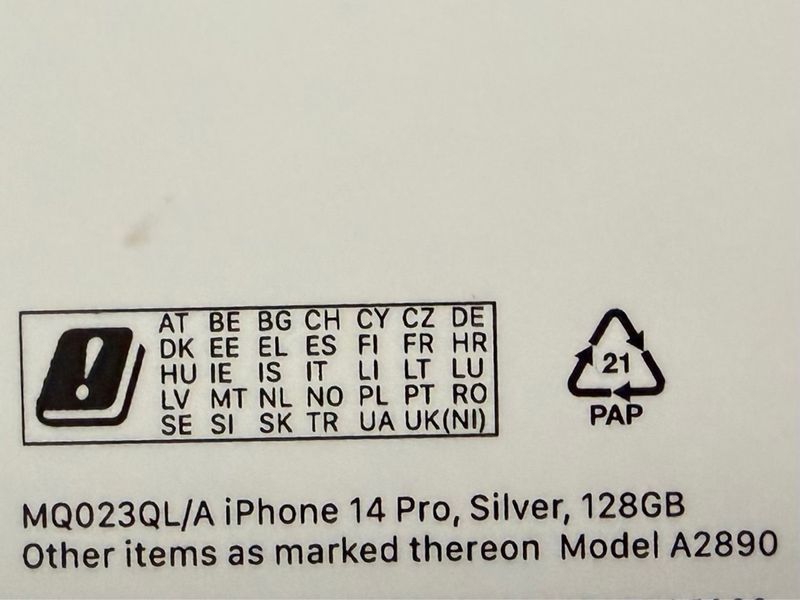 iPhone 14 Pro 128GB Plata - Batería 91% afbeelding 5