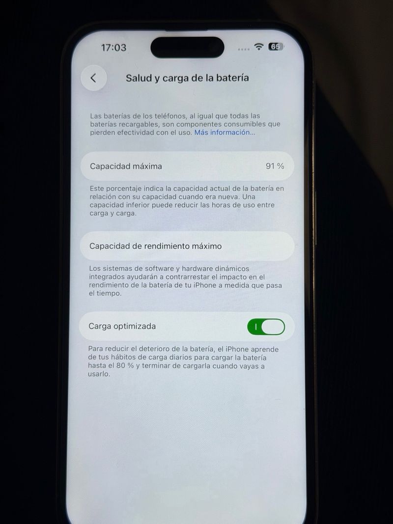 iPhone 14 Pro 128GB Plata - Batería 91% afbeelding 4