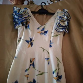Vestido Flamenca Talla 40 con Mantoncillo deregalo