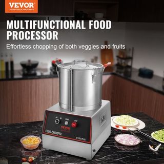 Procesador de Alimentos y Picadora de Verduras, 16 Cuartos, Procesador de Alimentos de Acero Inoxidable de Grado Alimenticio de 1400W con 2 Cuchillas en S Adicionales, Multifuncional para Picar Ve...