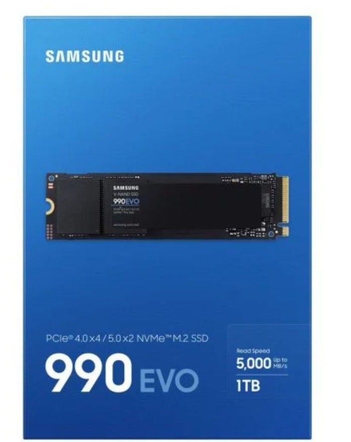 SSD Samsung 990 EVO 1TB M.2 NVMe PCIe 4.0