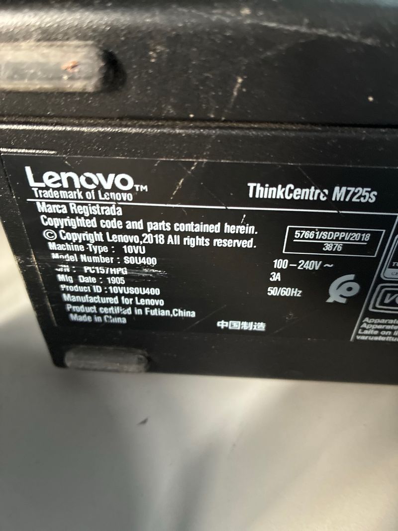Lenovo ThinkCentre AMD Ryzen 500gb hdd - 4 gb RAM afbeelding 2