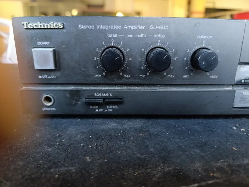 Amplificador Technics SU-500 Negro