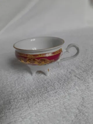 Tazzina Limoges porcellana decorata