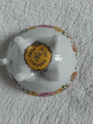 Tazzina Limoges porcellana decorata