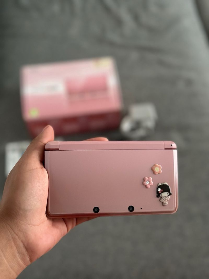 Nintendo 3DS Rosa Palo + Super Mario Maker afbeelding 3