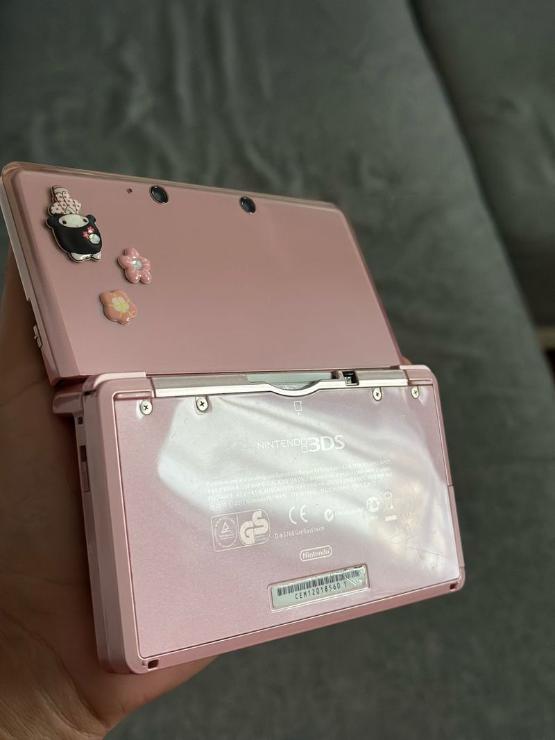 Nintendo 3DS Rosa Palo + Super Mario Maker afbeelding 4