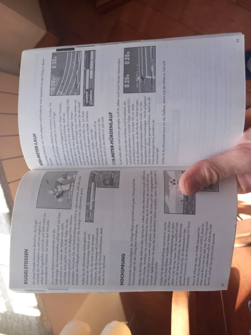 Libro de instrucciones multilingüe Athlete Kings para Sega Saturn afbeelding 3