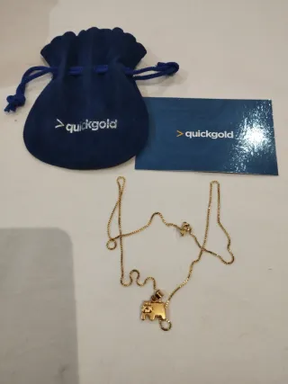 Cadena Oro 18k Colgante Perrito