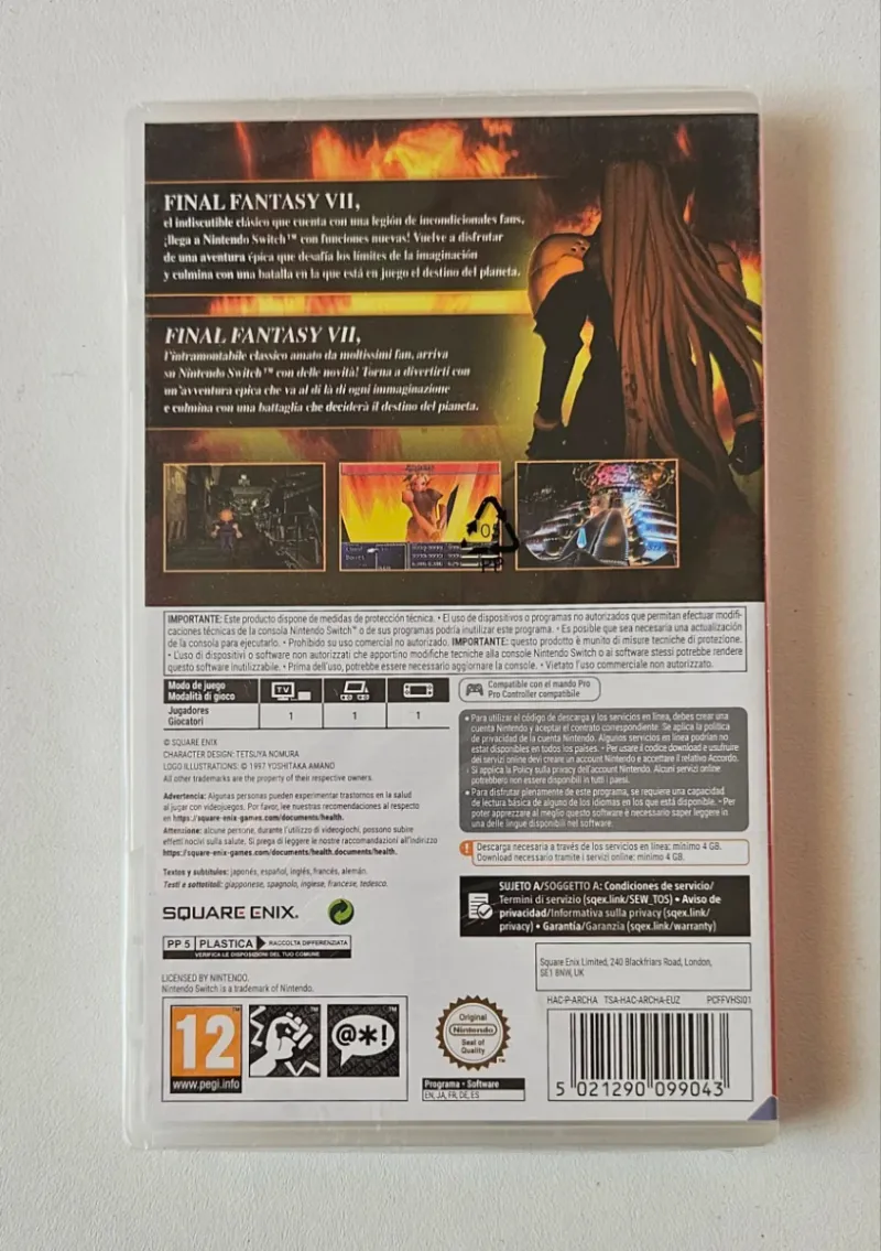 Final Fantasy VII Nintendo Switch afbeelding 2