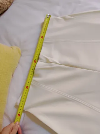 Pantalón ancho H&M beige talle alto