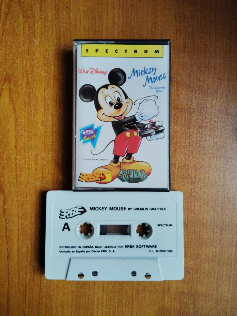 Cintas Spectrum: Hunchback II, Mickey Mouse, Survi afbeelding 3