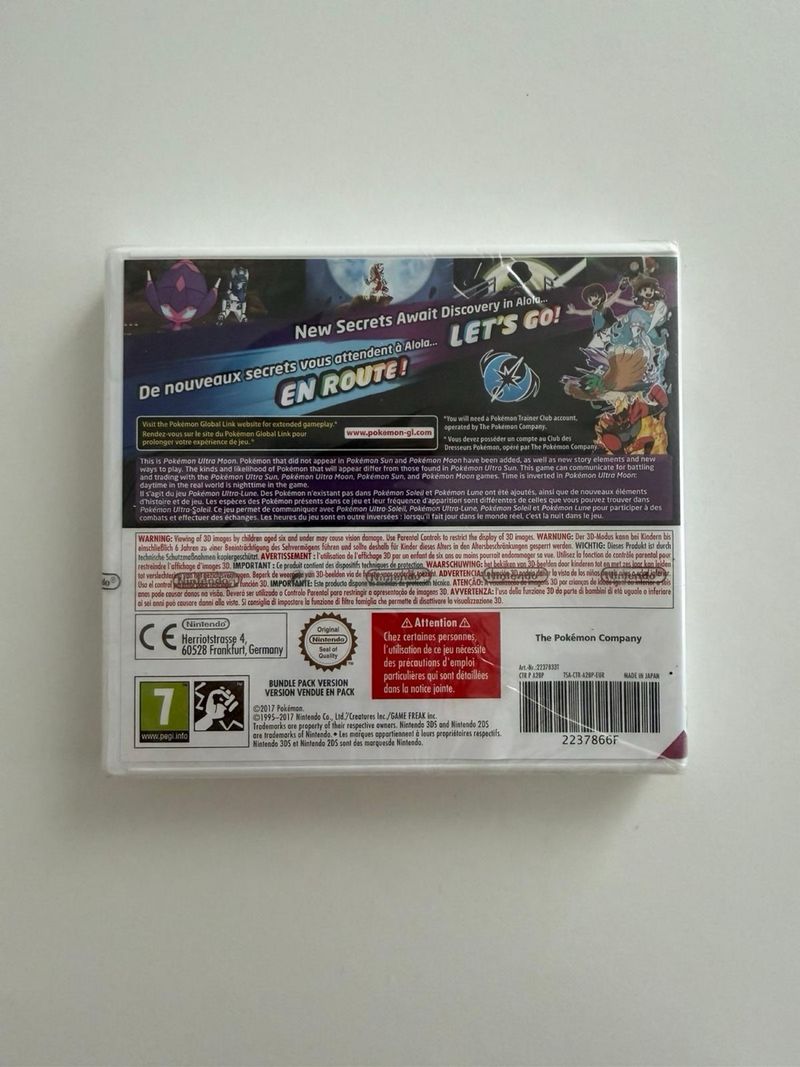 Pokemon Ultra Moon 3DS Precintado afbeelding 2