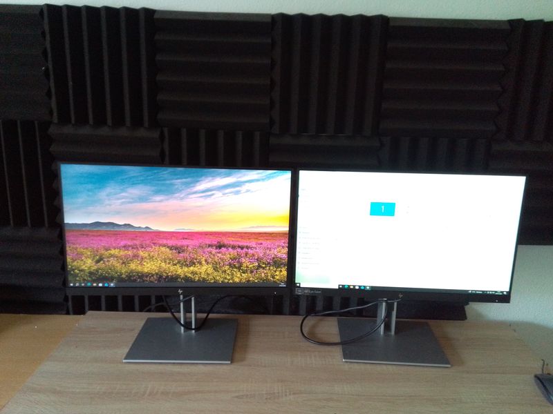 Monitor HP E23 G4 FHD Negro afbeelding 2