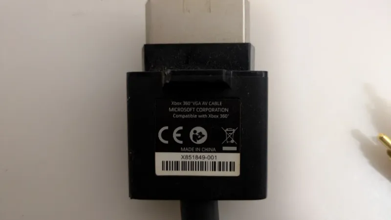 Cable VGA Xbox 360 afbeelding 2