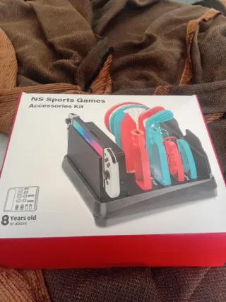 Accesorios Wii Sports + Volante y Adaptador