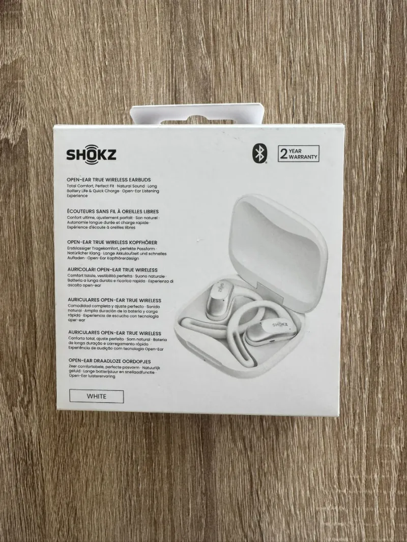 Auriculares Shokz OpenFit Air Blancos (1 uso) afbeelding 2